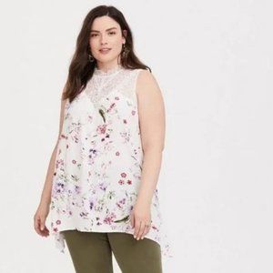 Torrid | Floral Lace Blouse